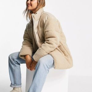 NWT ASOS Teddy Coat